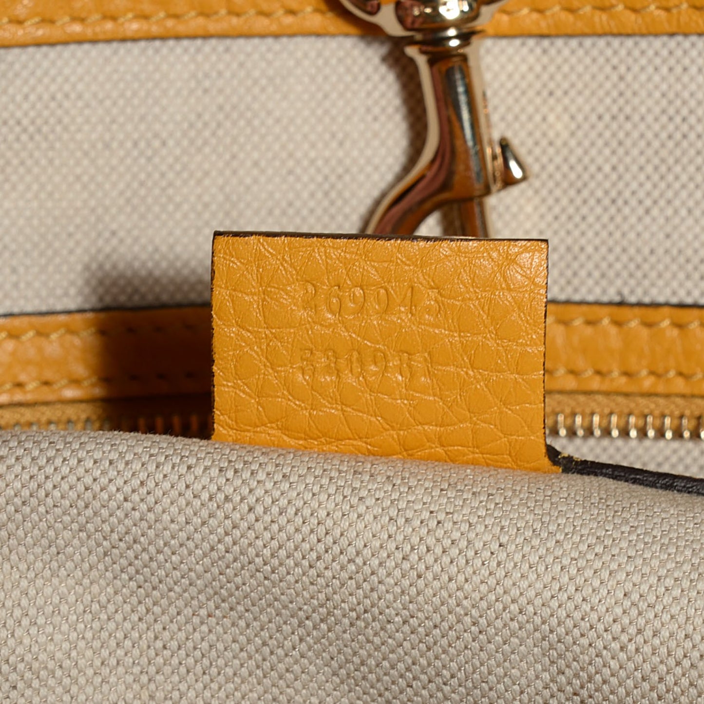 Pebbled Calfskin Medium Bella Tote Bumblebee