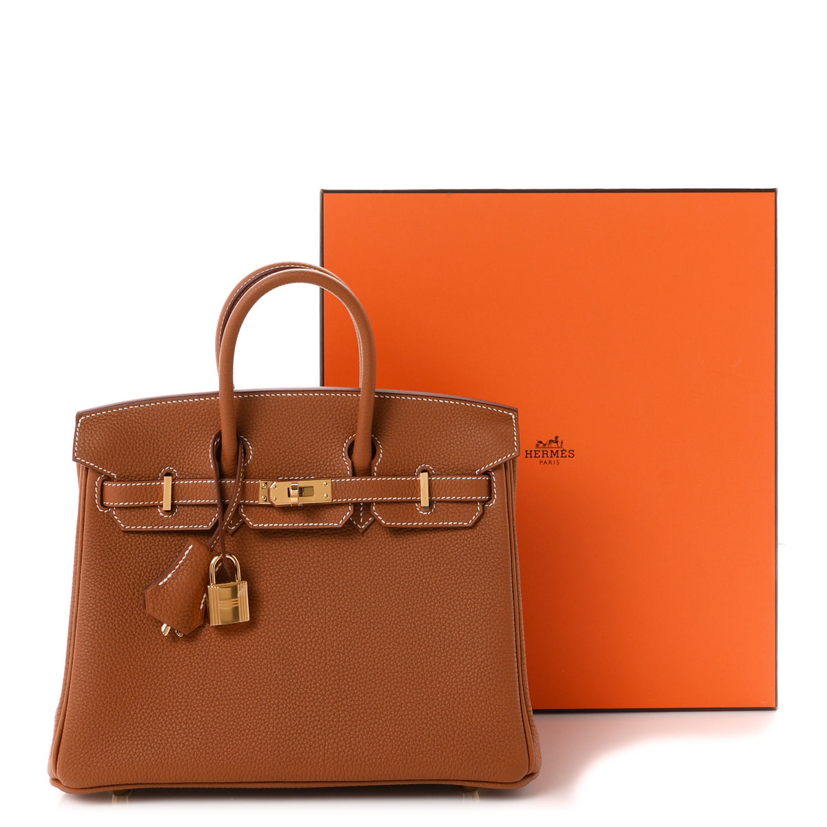 Hermes Togo Birkin 25 Gold 11 of 11