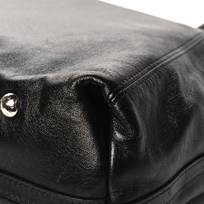 Louis Vuitton Lambskin CarryAll Vibe MM Black 12 of 15