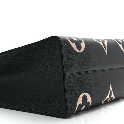 Louis Vuitton Empreinte Monogram Giant Onthego GM Black Beige 12 of 19