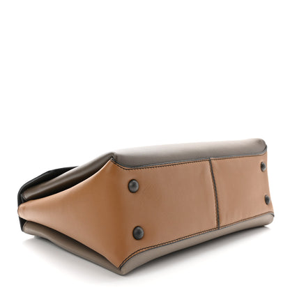 Bottega Veneta Nappa Small Multicolor Piazza Bag Steel New Cigar 4 of 10