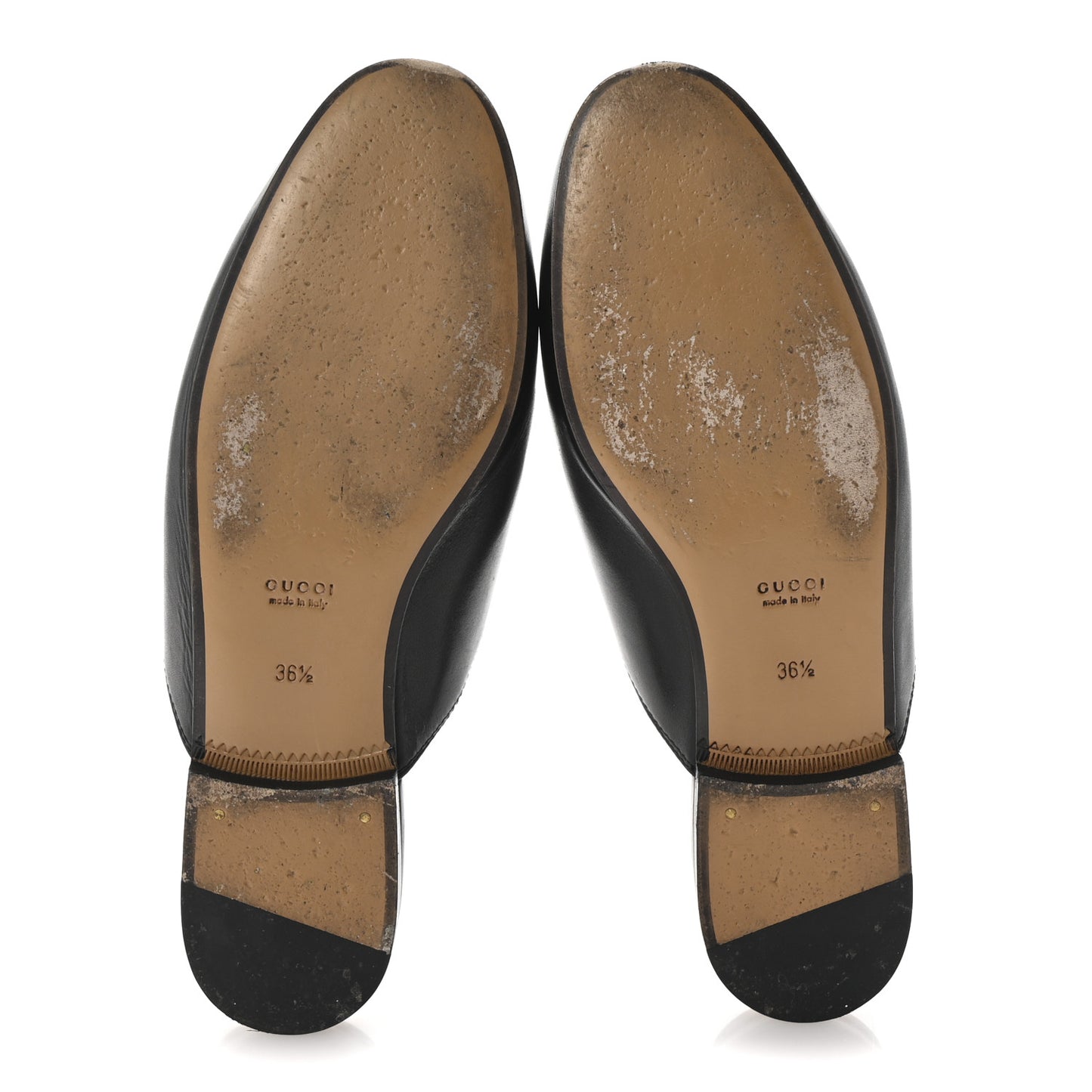Calfskin Womens Princetown Slippers 36.5 Black
