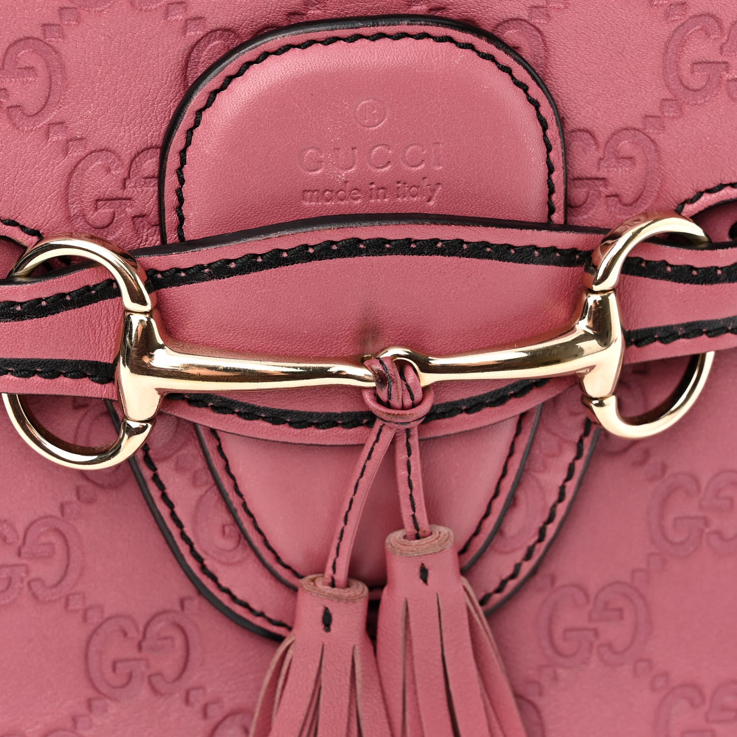 Gucci Guccissima Medium Emily Chain Shoulder Bag Peonia Flower 10 of 11
