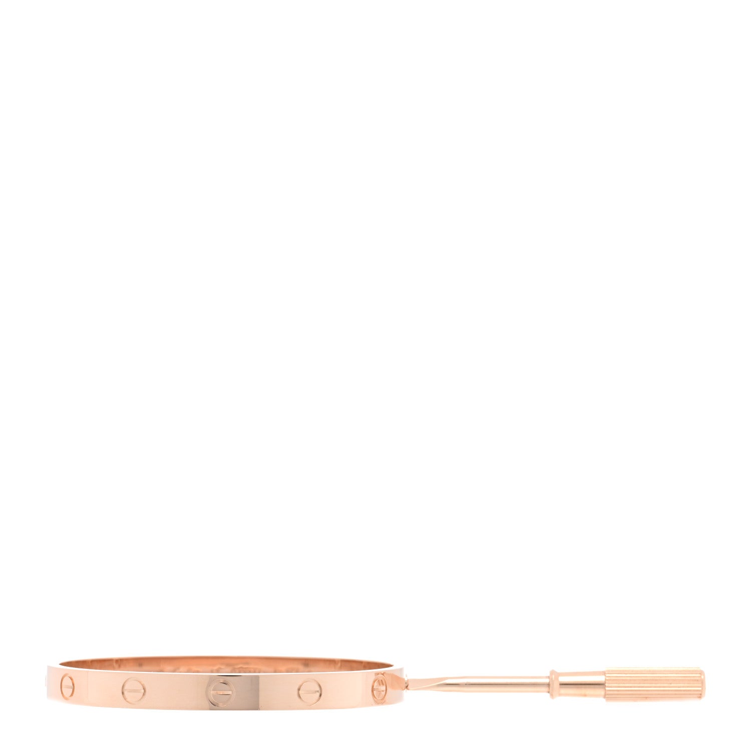 Cartier 18K Pink Gold LOVE Bracelet 17 4 of 9