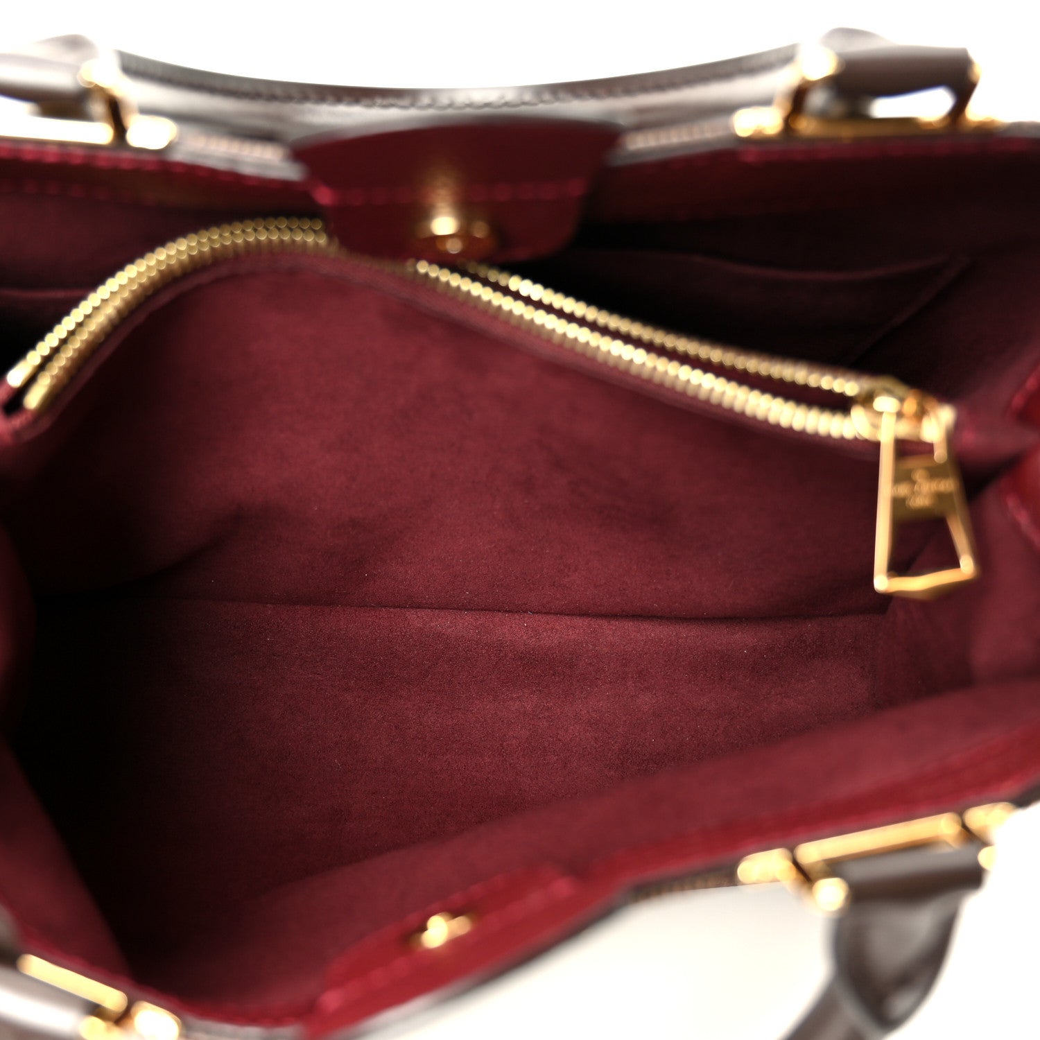 Louis Vuitton Damier Ebene Cuir Taurillon Brittany Bordeaux 5 of 11
