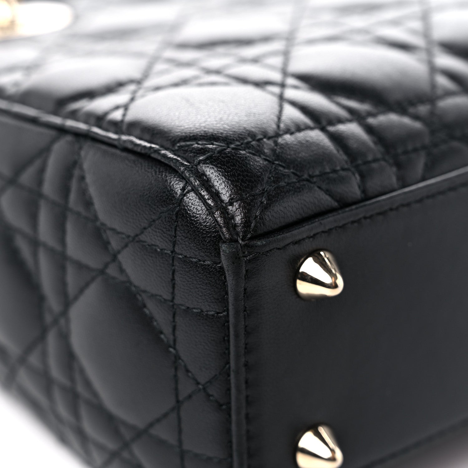 Christian Dior Lambskin Cannage Small My ABCDior Lady Dior Black 7 of 12
