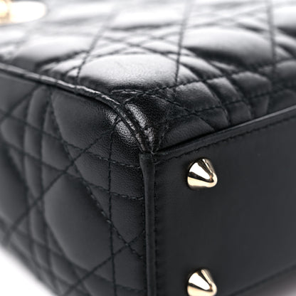 Christian Dior Lambskin Cannage Small My ABCDior Lady Dior Black 7 of 12