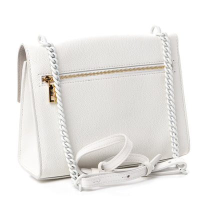Louis Vuitton Soft Calfskin Mylockme Chain Bag BB White 3 of 12