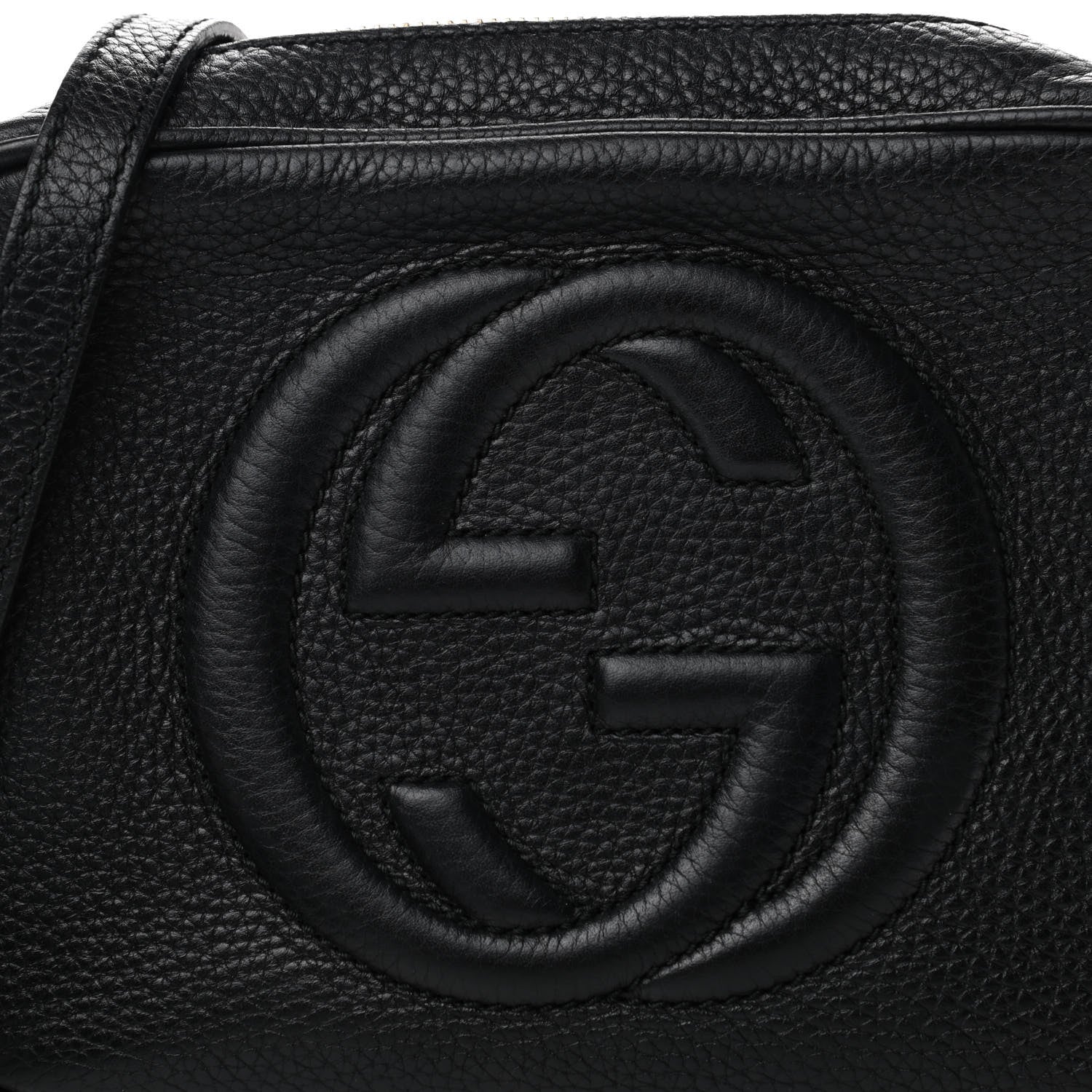 Gucci Pebbled Calfskin Small Soho Disco Bag Black 10 of 10