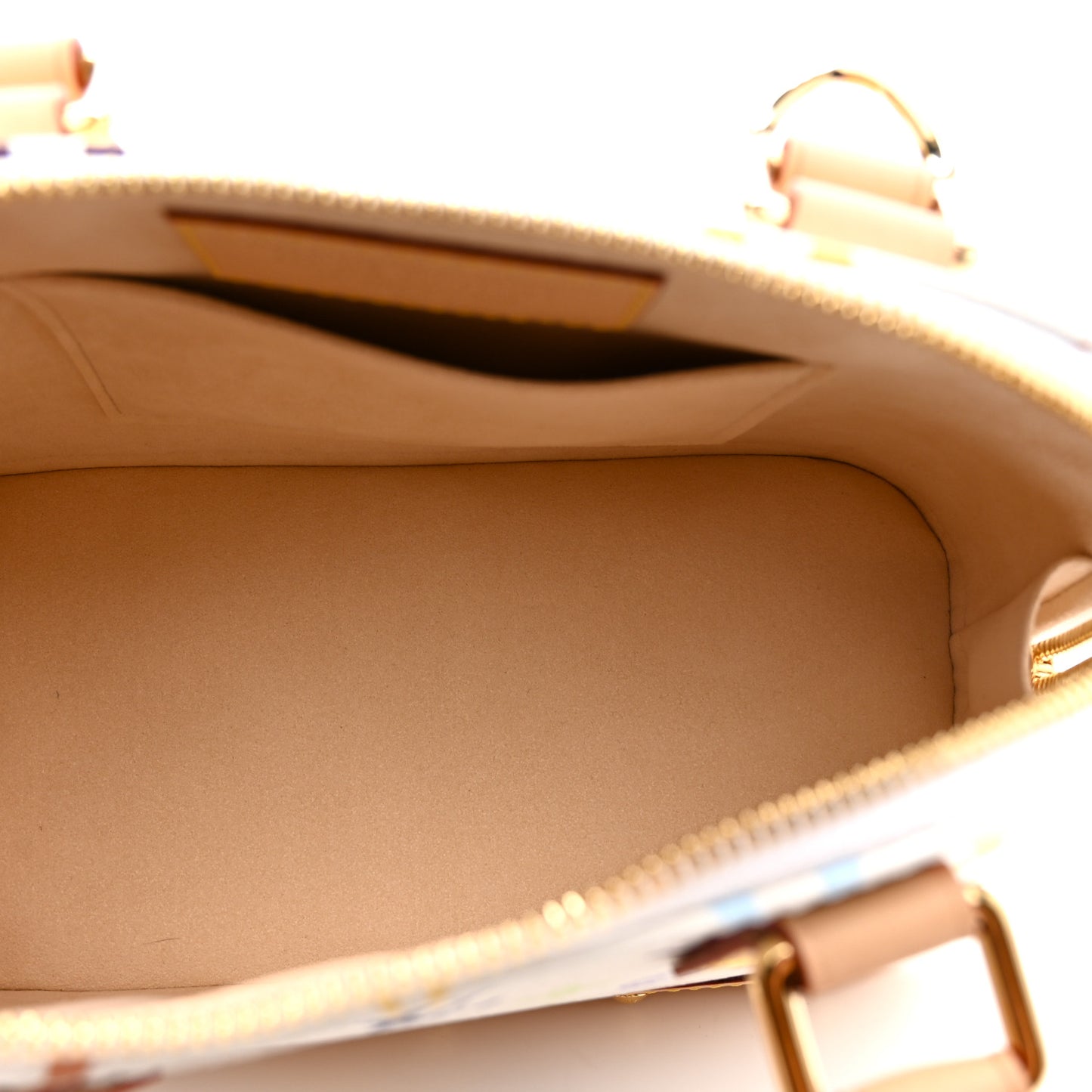 LV x TM Monogram Multicolor Alma BB White