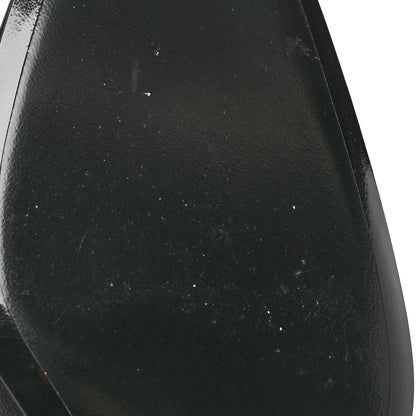 Chanel Lambskin Patent Quilted CC Cap Toe Pumps 38 Black 10 of 11