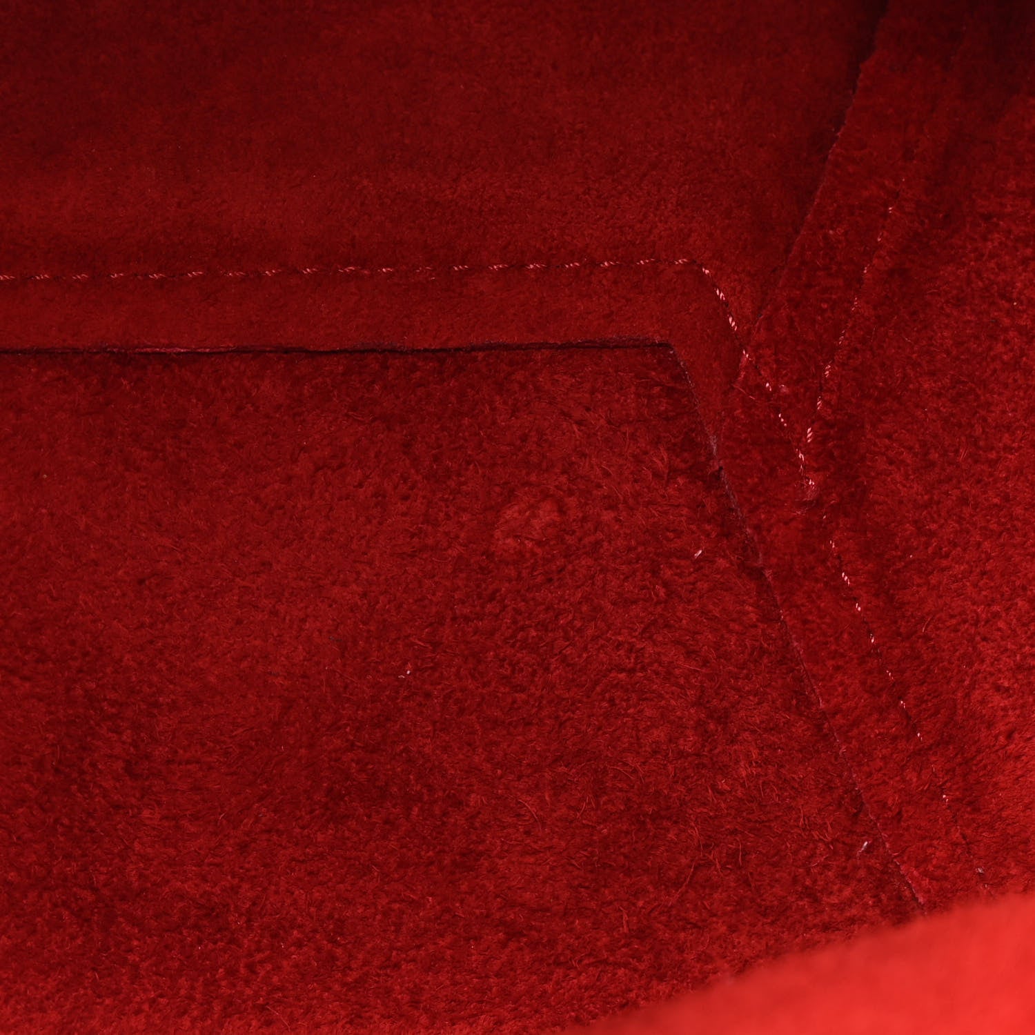 Celine Soft Grained Calfskin Small Sangle Bucket Bag Red 11 of 15