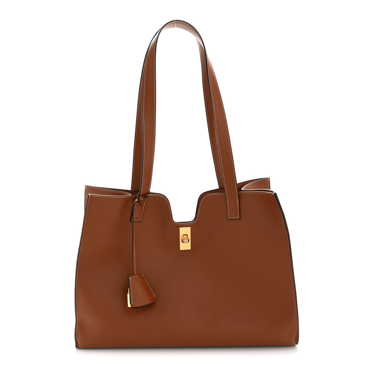 Celine Smooth Calfskin Cabas 16 Bag Tan 1 of 14