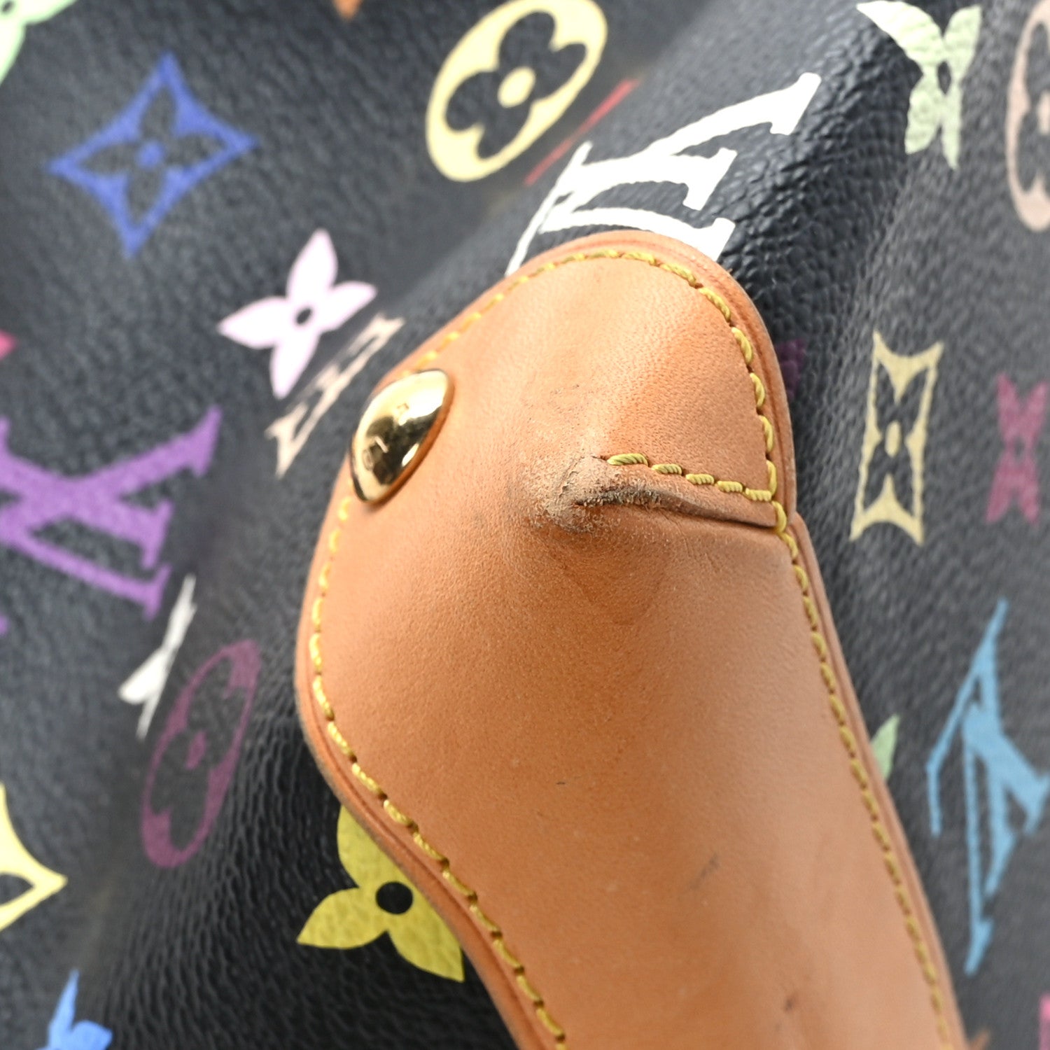 Louis Vuitton Monogram Multicolor Audra Black 9 of 10