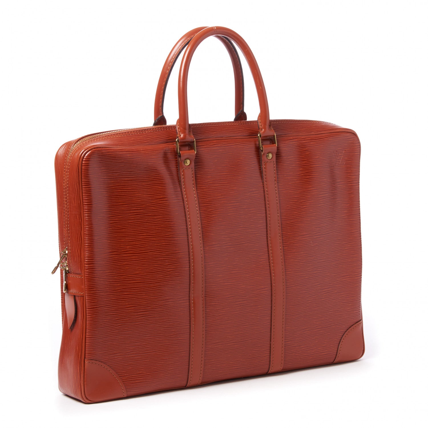 Louis Vuitton Epi Porte-Documents Voyage Briefcase Kenyan Fawn 2 of 8