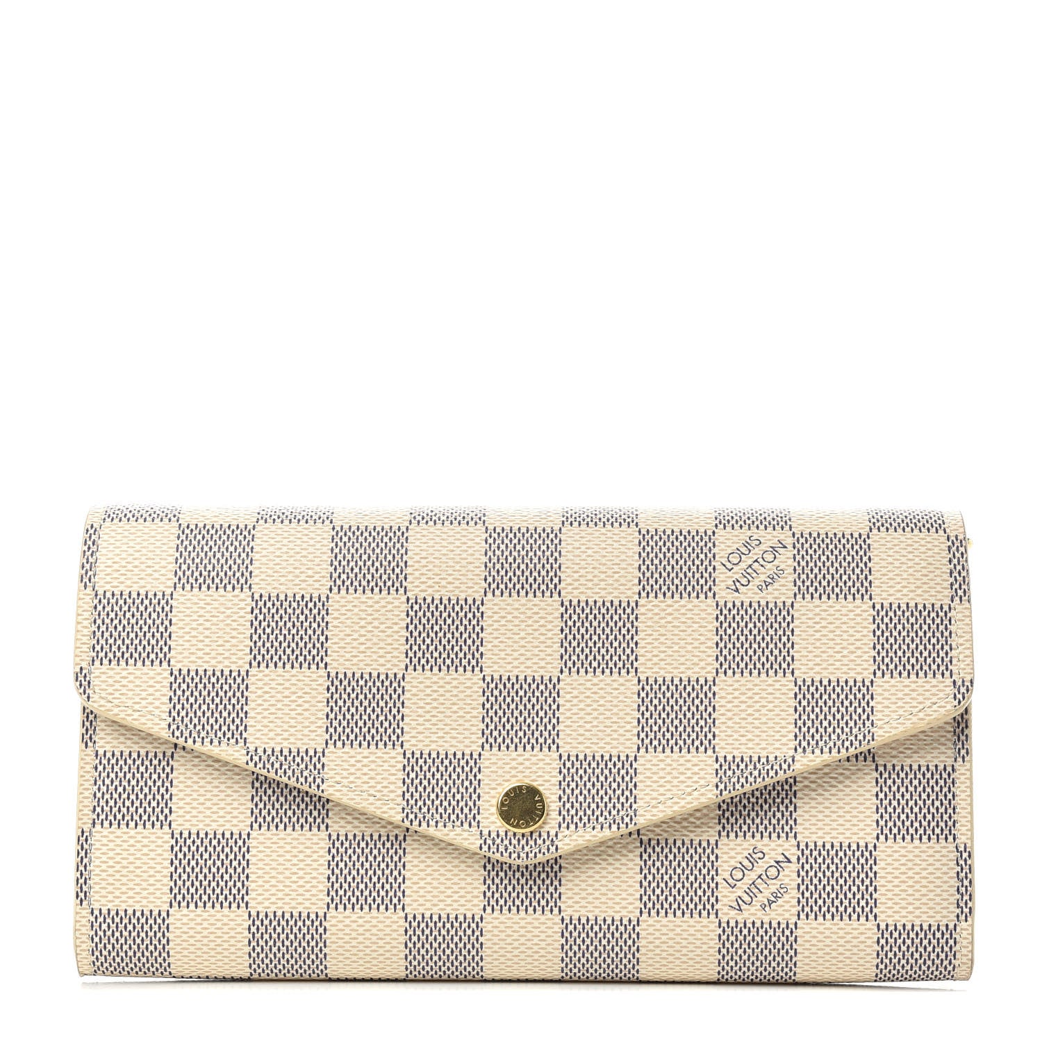 Louis Vuitton Damier Azur Sarah Wallet NM 1 of 6