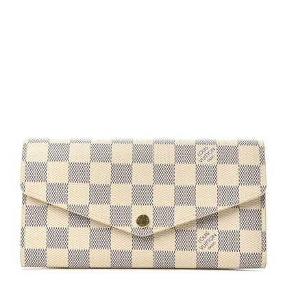 Louis Vuitton Damier Azur Sarah Wallet NM 1 of 6