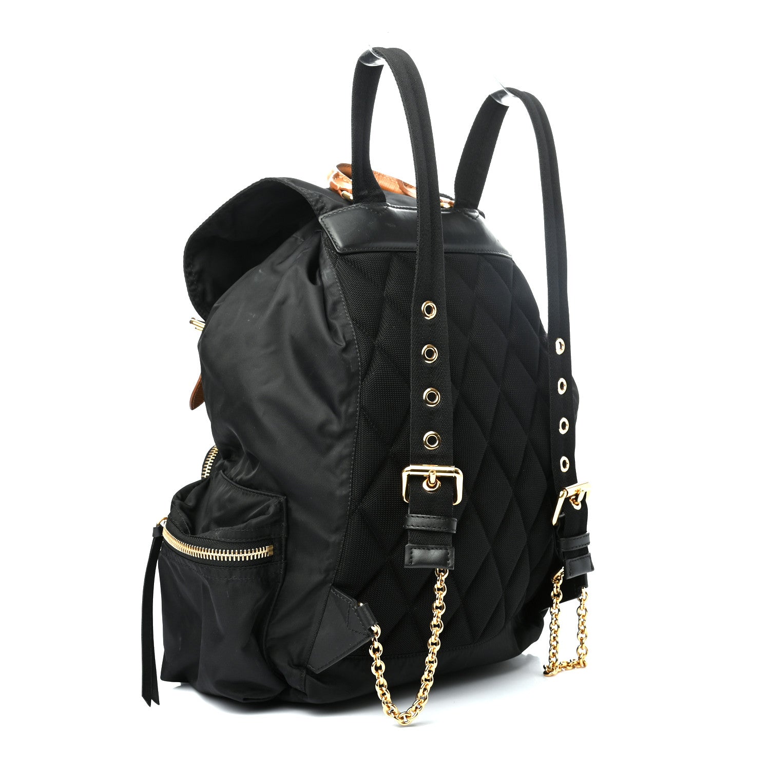 Burberry Nylon Large Rucksack Backpack Black 3 of 8