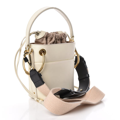 Chloe Smooth Calfskin Mini Roy Bucket Bag Natural White 3 of 12