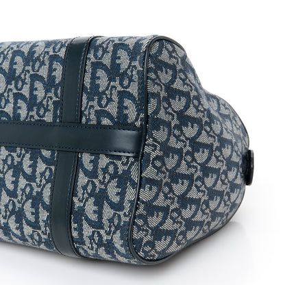 Christian Dior Monogram Boston Navy Blue 10 of 10