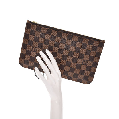 Louis Vuitton Damier Ebene Neverfull MM GM Pochette 2 of 7