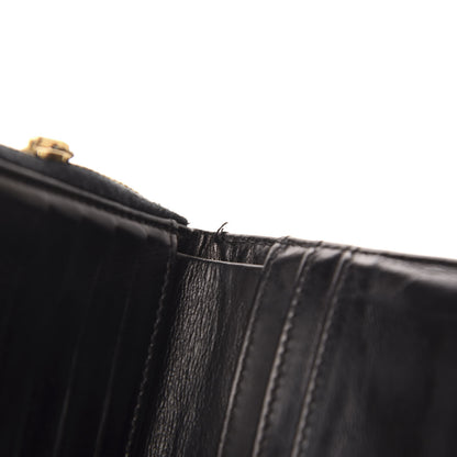 Chanel Caviar Timeless CC Compact French Wallet Black 12 of 14