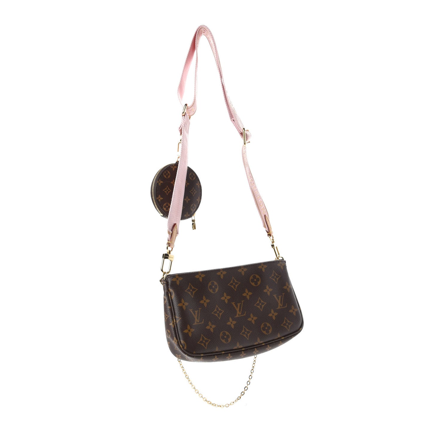 Monogram Multi Pochette Accessories Rose Clair