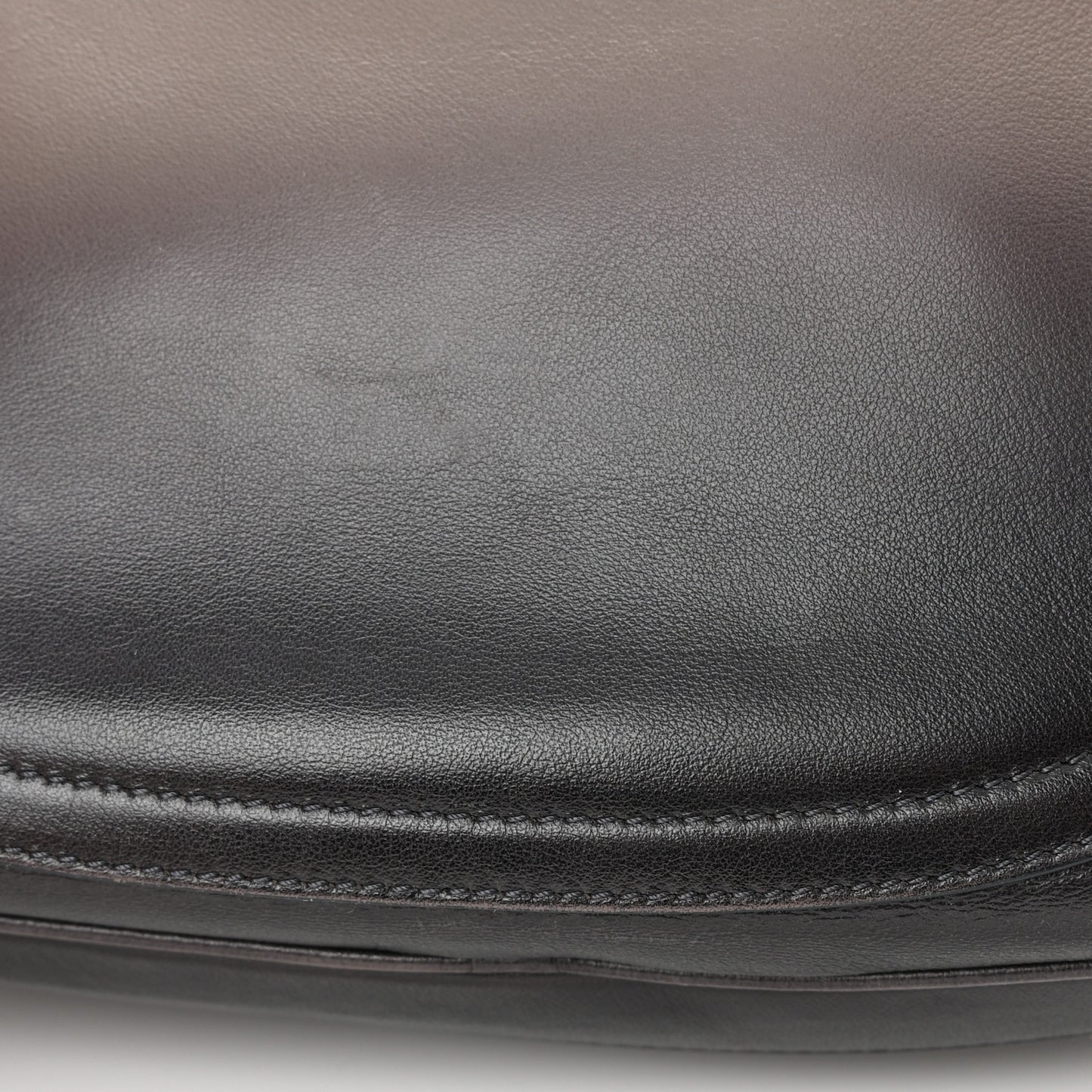 Grained Calfskin Medium Shaded Jennifer Crossbody Bag Brown