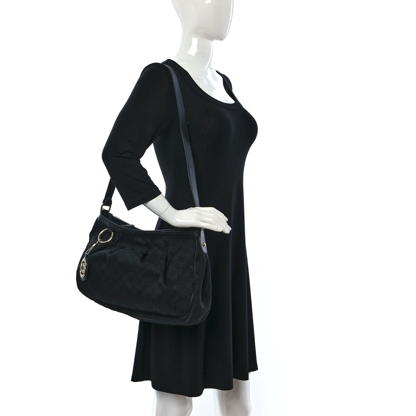 Monogram Sukey Messenger Bag Black