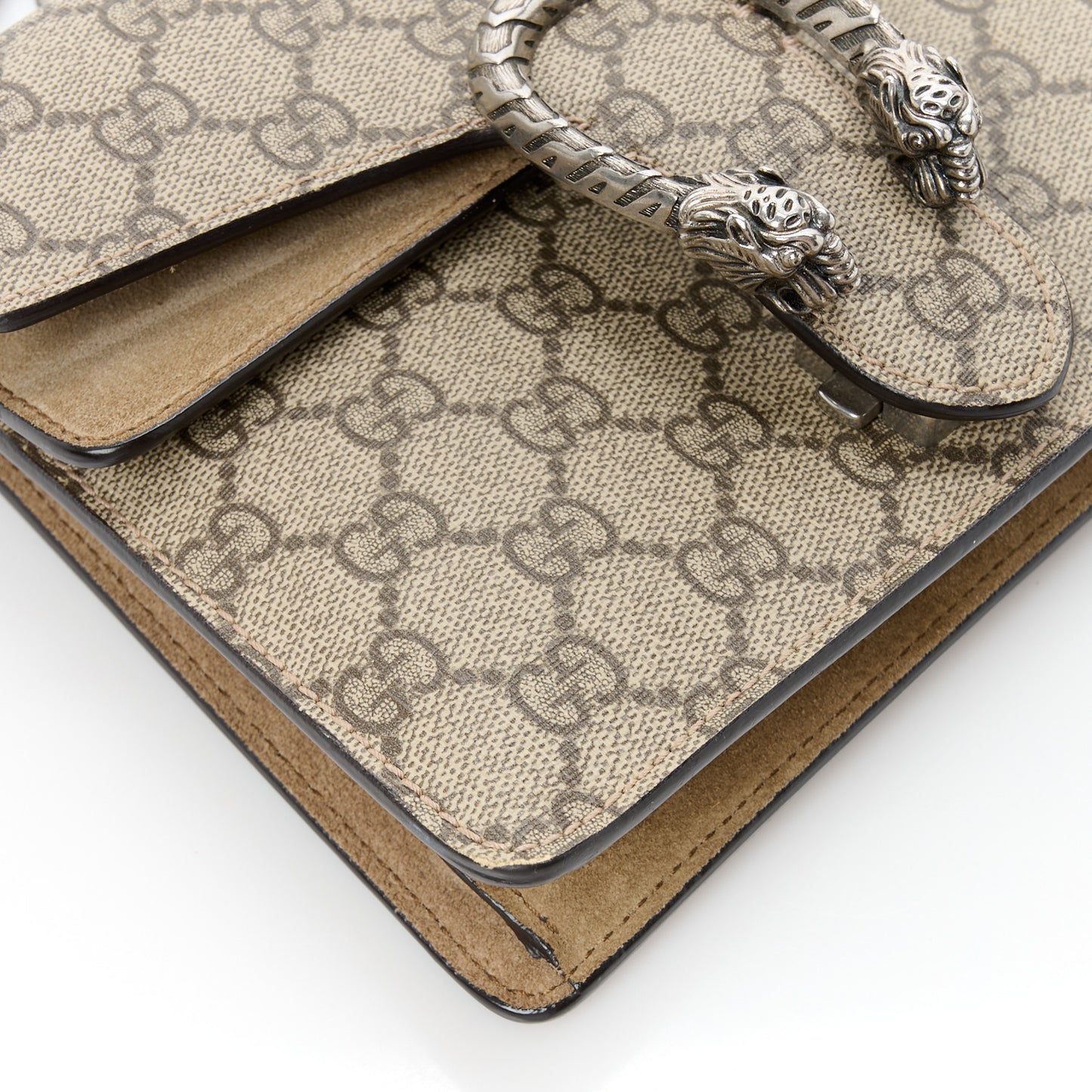 GG Supreme Monogram Mini Dionysus Shoulder Bag Taupe