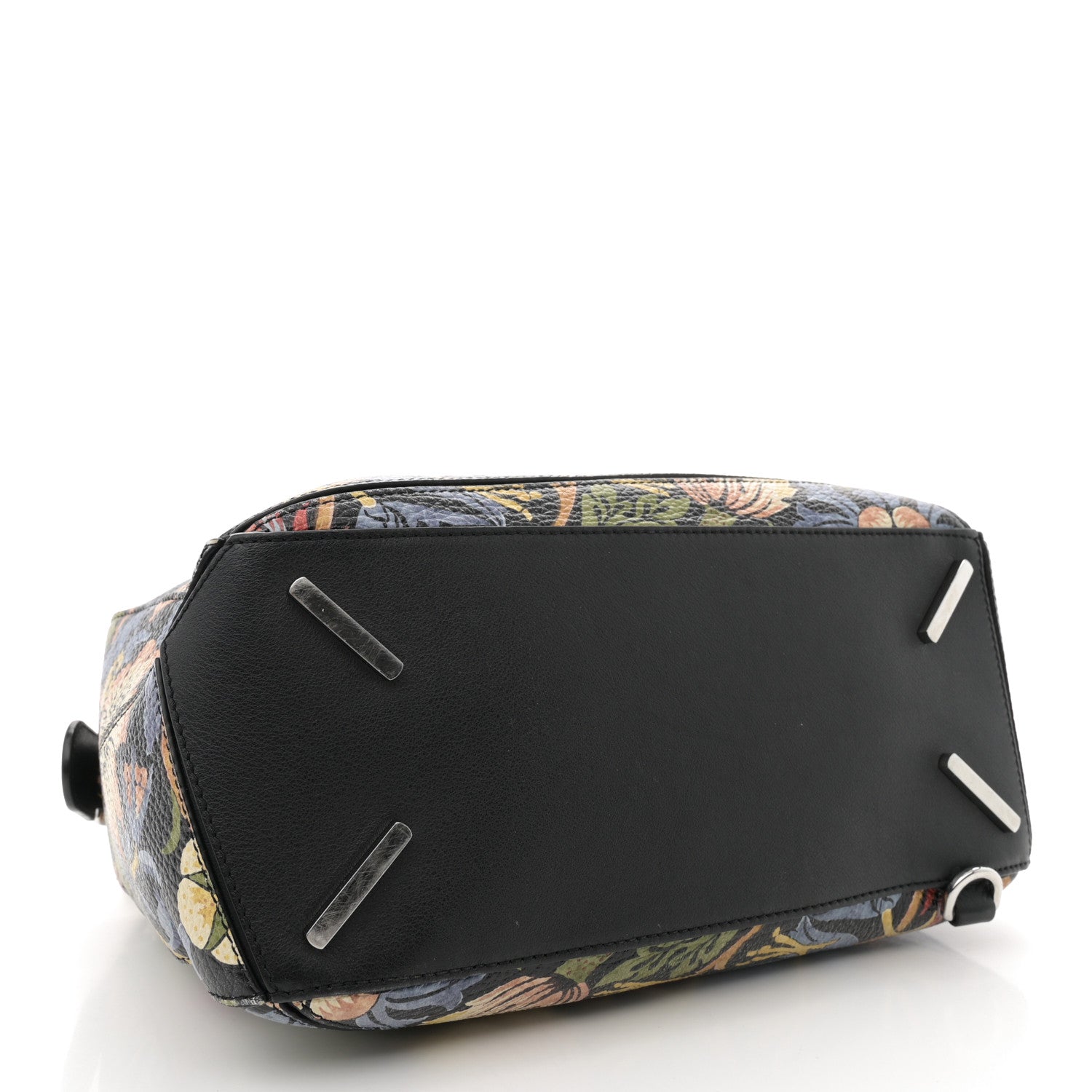 Loewe X WILLIAM MORRIS Calfskin Puzzle Bag Black Multicolor 4 of 12