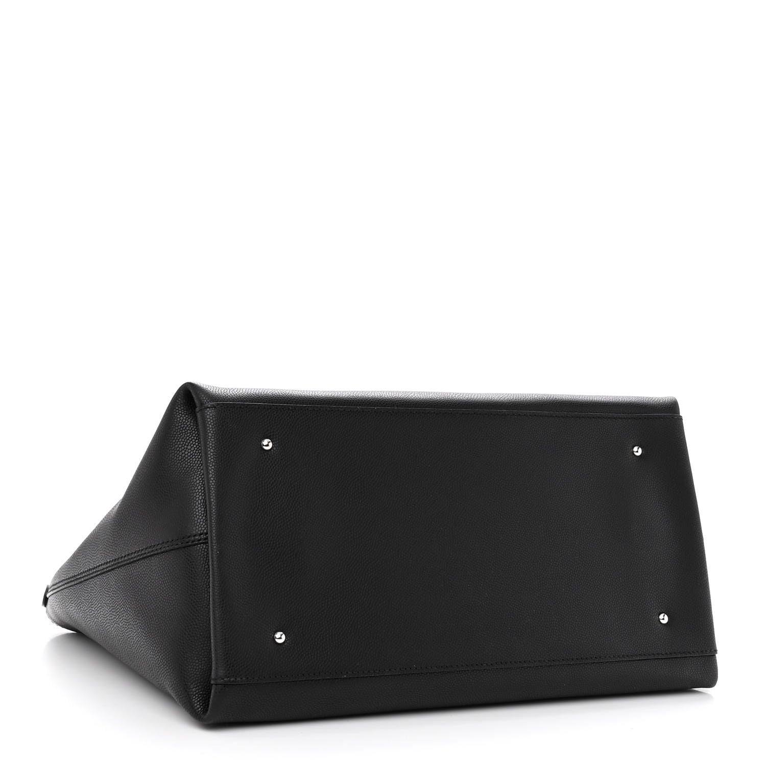 Salvatore Ferragamo SALVATORE FERRAGAMO Calfskin Medium Tote Black 3 of 11