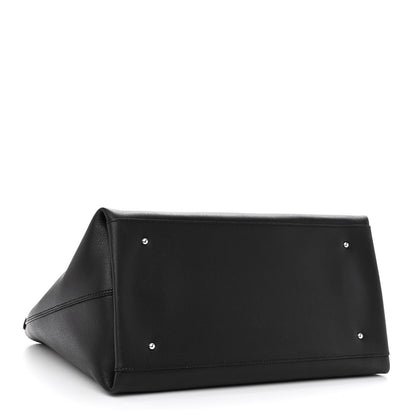 Salvatore Ferragamo SALVATORE FERRAGAMO Calfskin Medium Tote Black 3 of 11