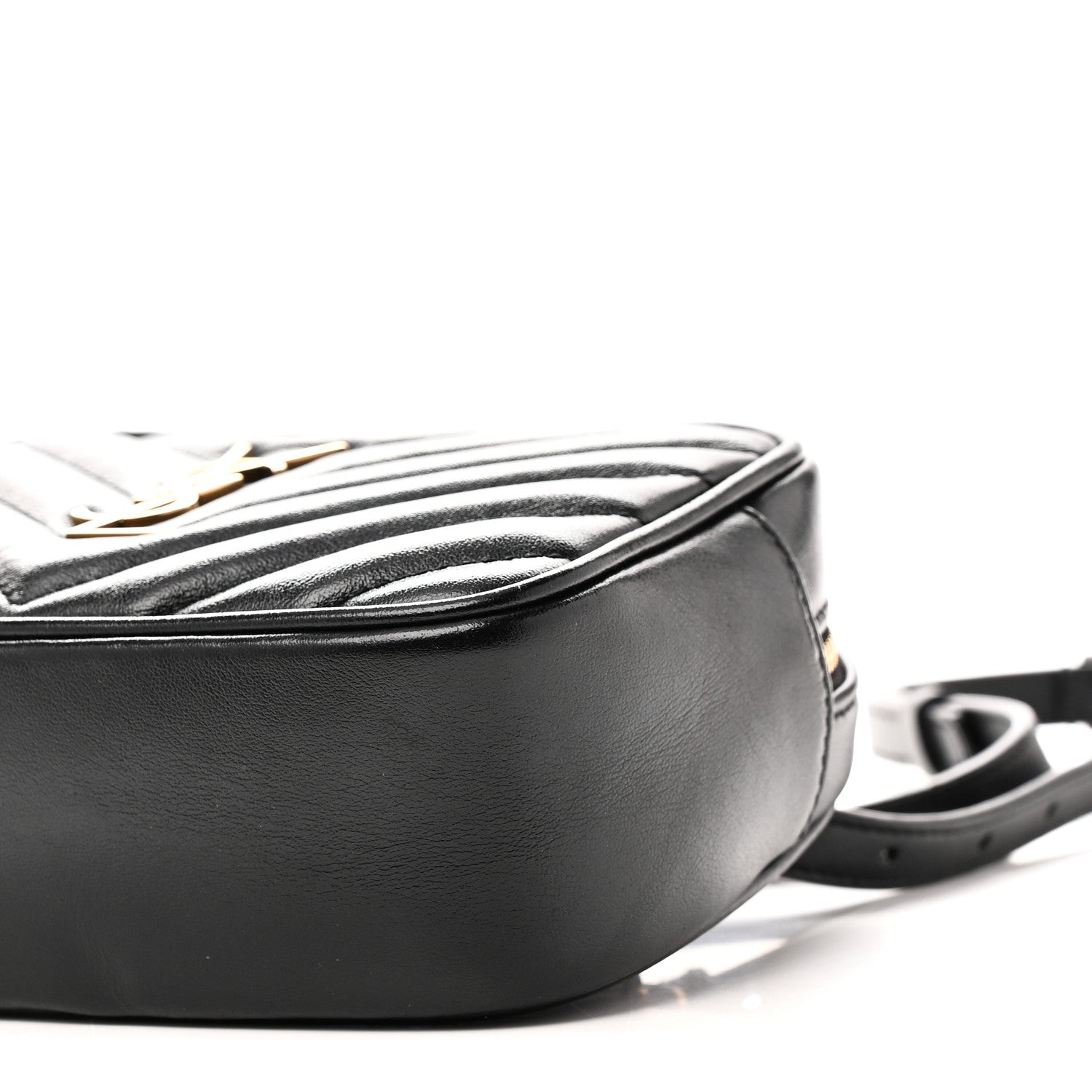Saint Laurent Calfskin Matelasse Monogram Lou Belt Bag Black 10 of 10