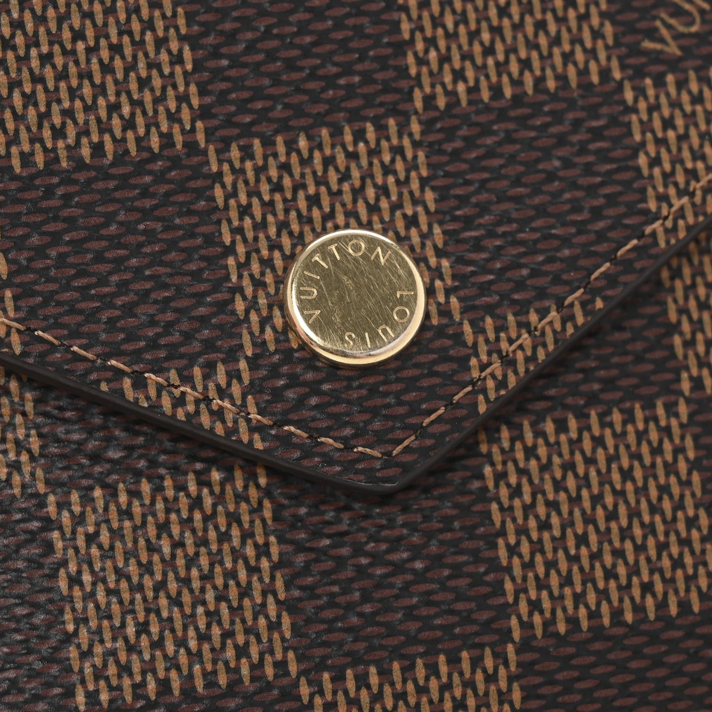 Damier Ebene Victorine Wallet Red