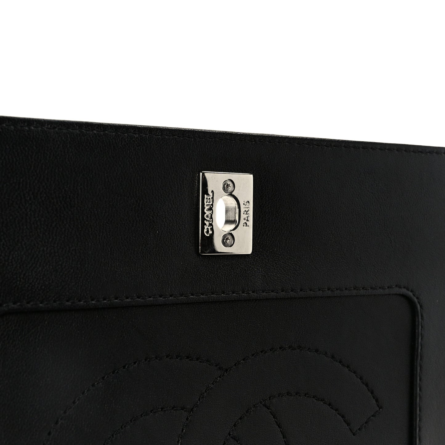 Sheepskin Quilted Medium Vintage Mademoiselle Flap Black