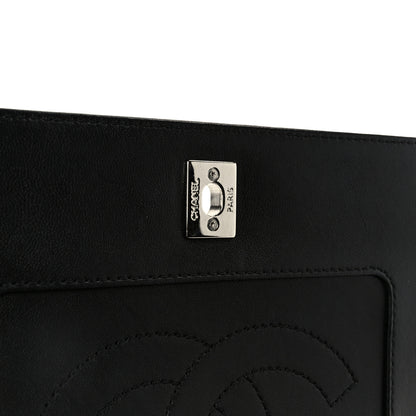 Chanel Sheepskin Quilted Medium Vintage Mademoiselle Flap Black 8 of 11