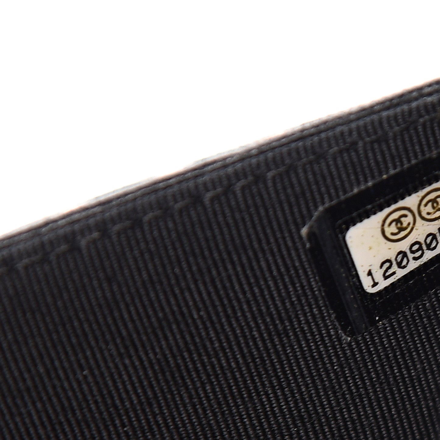 Lambskin Reissue Wallet On Chain WOC Black