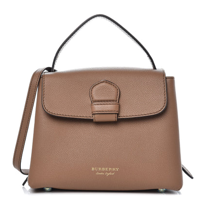Burberry Derby Calfskin House Check Small Camberley Dark Sand 1 of 9