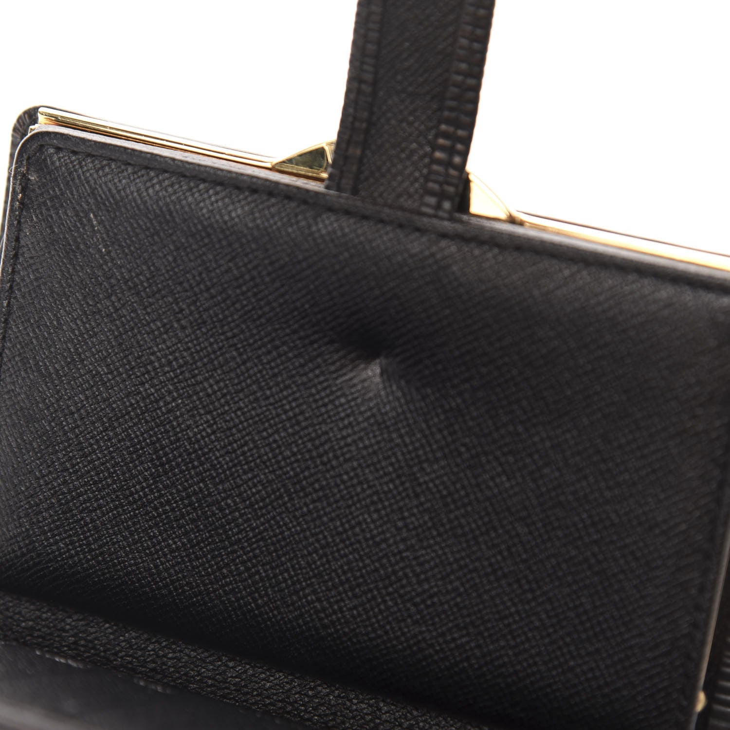 Louis Vuitton Epi French Purse Wallet Black 6 of 7