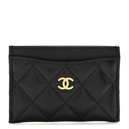 Chanel Caviar Quilted Card Holder Black 1 of 9