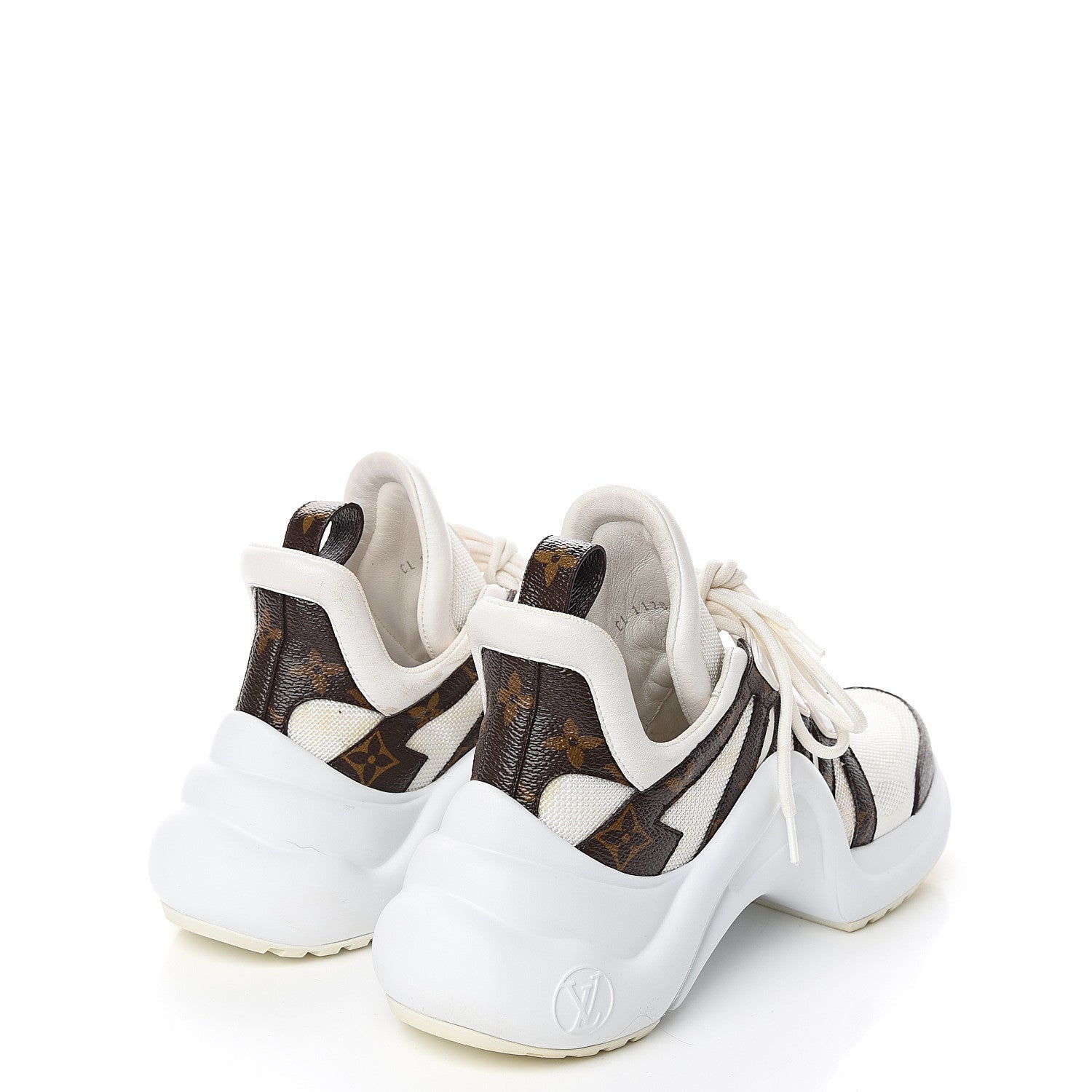 Louis Vuitton Patent Monogram LV Archlight Sneakers 36.5 White 4 of 11