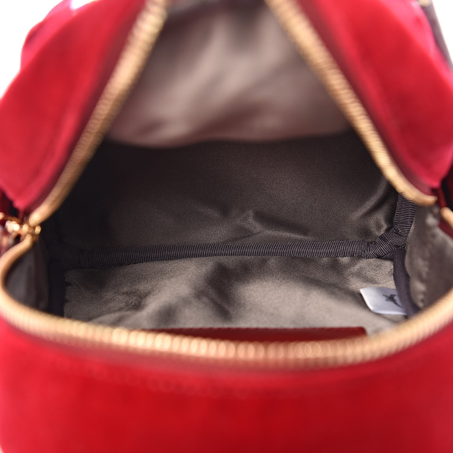 MCM Velvet Swarovski Crystal Bebe Boo Backpack Viva Red 5 of 10