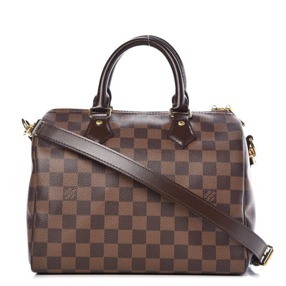 Louis Vuitton Damier Ebene Speedy Bandouliere 25 1 of 12