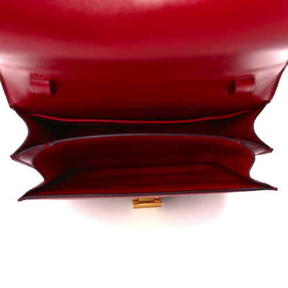 Celine Box Calfskin Teen Classic Box Flap Bag Red 5 of 12