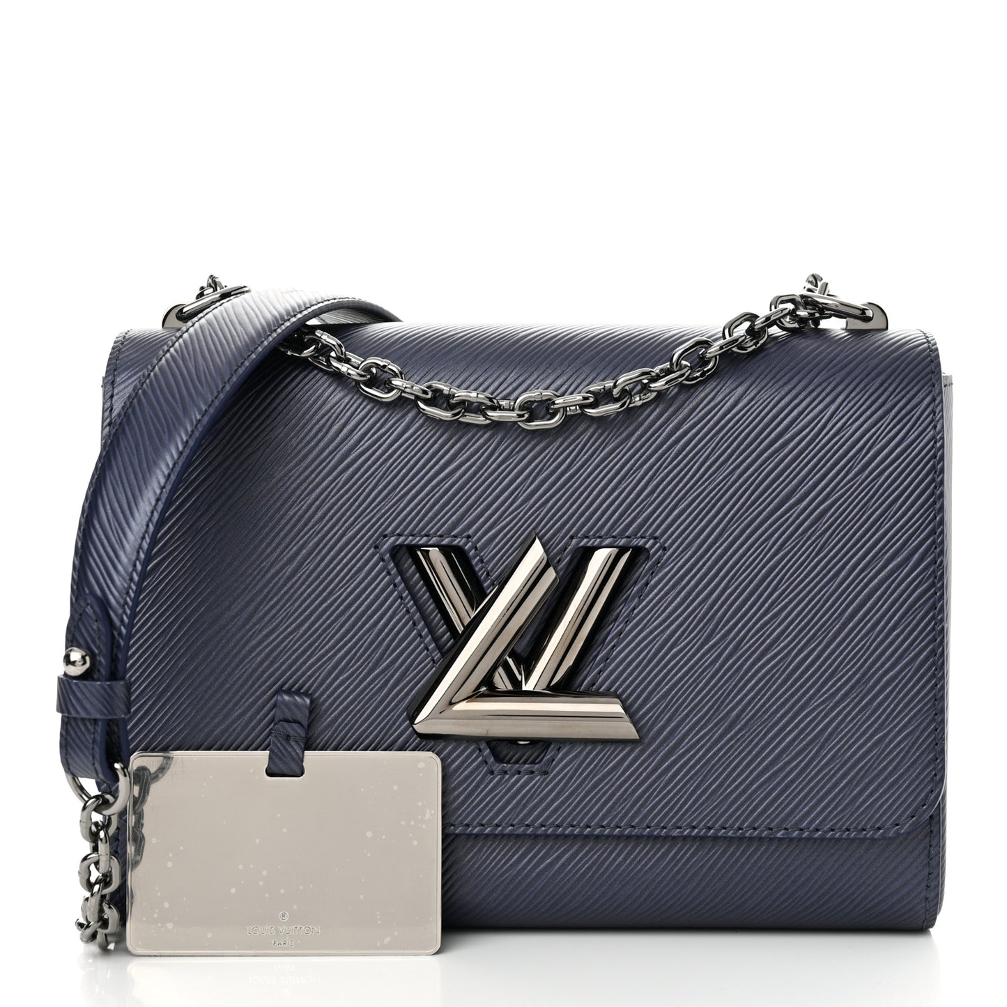 Epi Twist Shoulder Bag MM Indigo