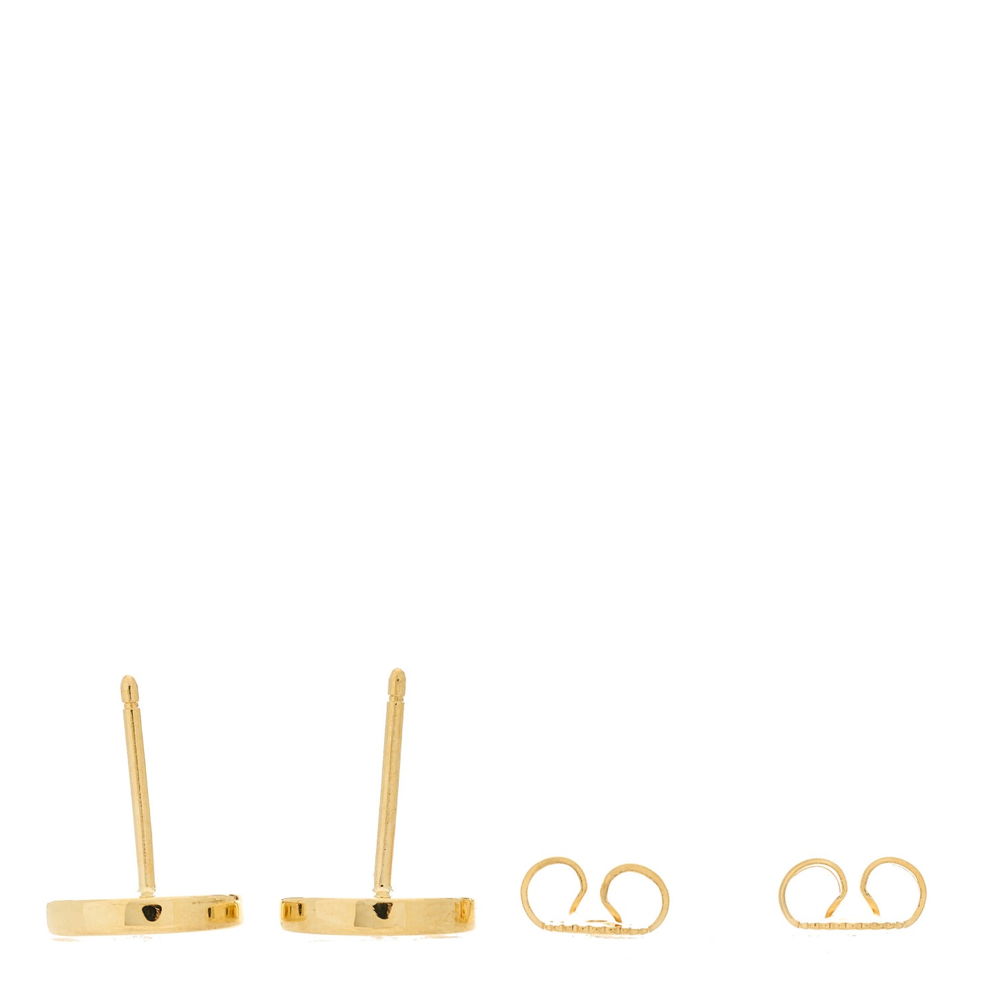 18K Yellow Gold Diamond Mini Atlas Earrings