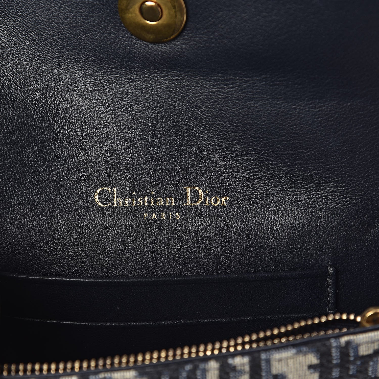Christian Dior Oblique Saddle Belt Bag Blue 8 of 8