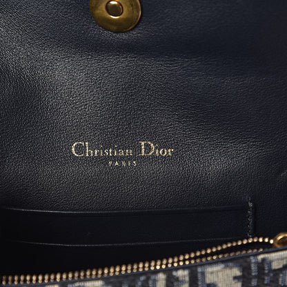 Christian Dior Oblique Saddle Belt Bag Blue 8 of 8