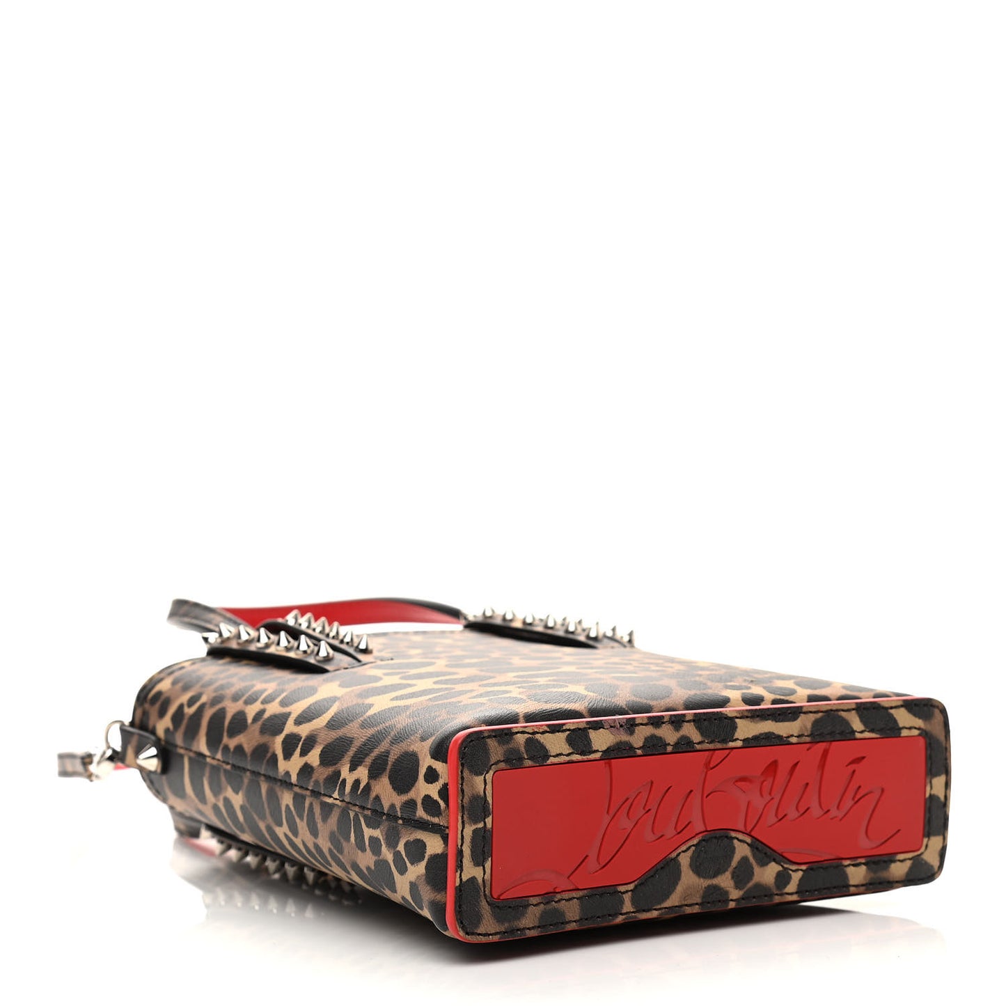 Calfskin Leopard Mini North South Cabata Tote Multicolor